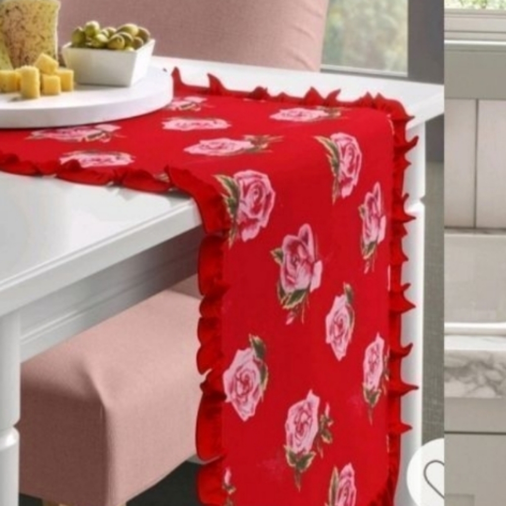 Threshold Red Rose Runner